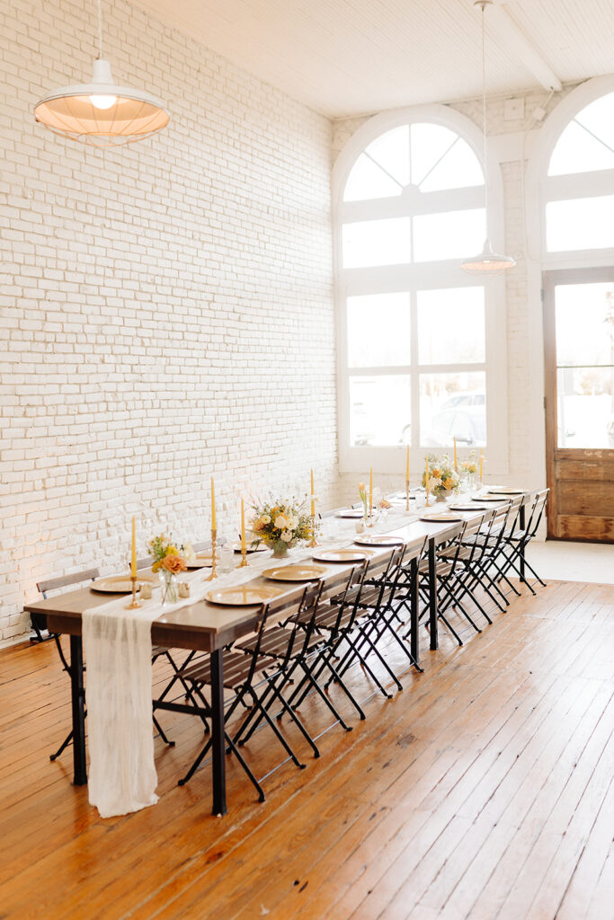 white venue space