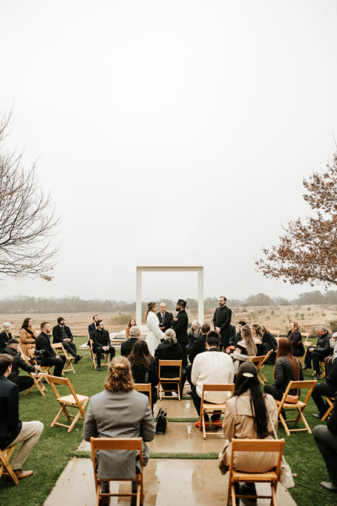 Outdoor wedding at Prospect House. 