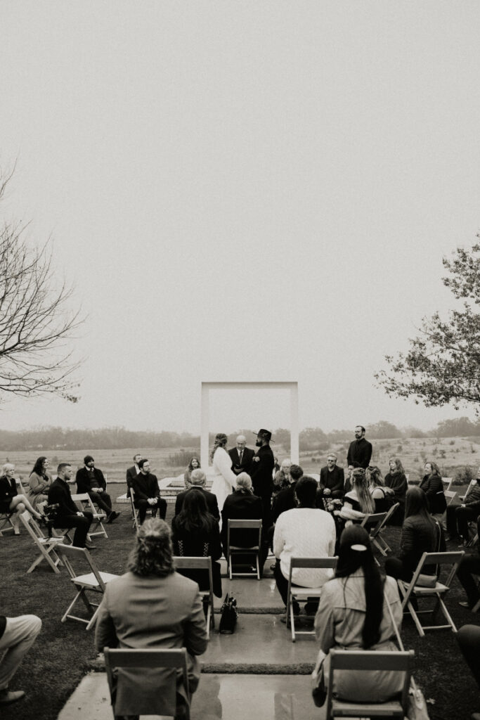 Outdoor wedding at Prospect House. 