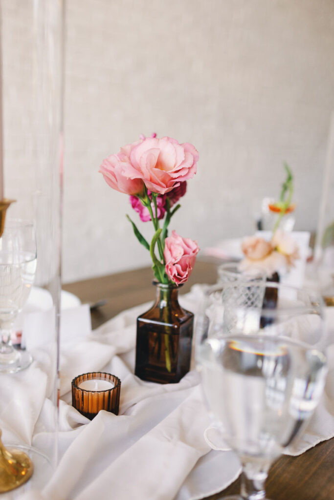 Whimsical wedding details at One Eleven East Hutto.