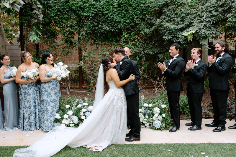 Modern garden wedding at Hotel Magdalena