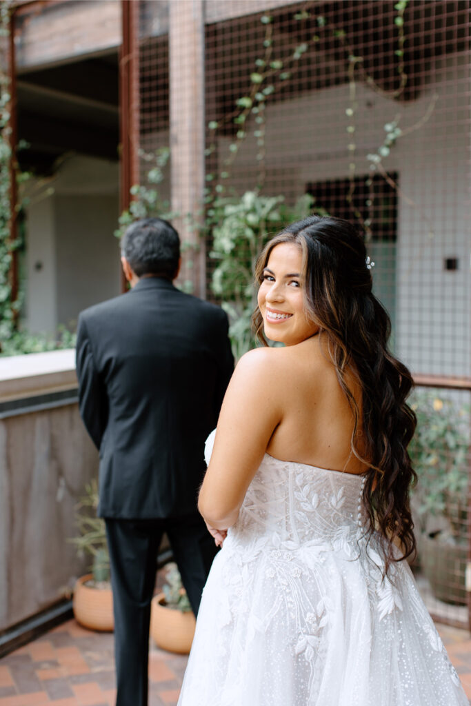 Modern garden wedding at Hotel Magdalena