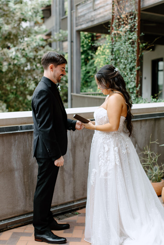 Modern garden wedding at Hotel Magdalena