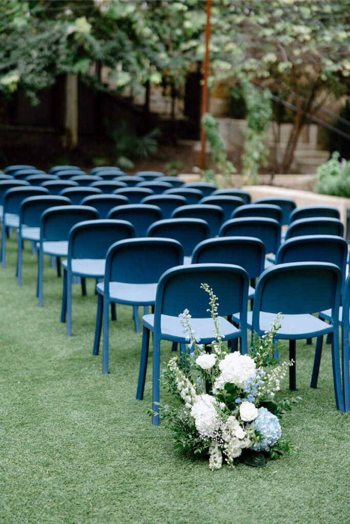 Modern garden wedding at Hotel Magdalena