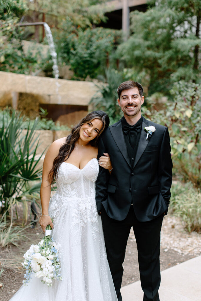 Modern garden wedding at Hotel Magdalena