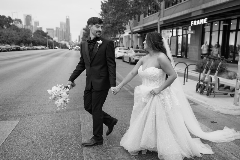 Modern garden wedding at Hotel Magdalena