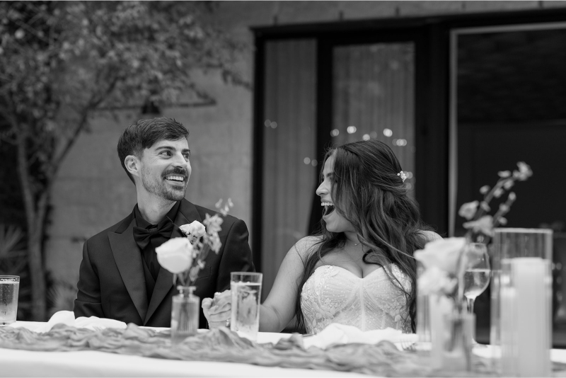 Modern garden wedding at Hotel Magdalena