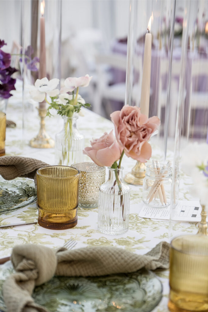 A courtyard coffee shop wedding at The Allen House