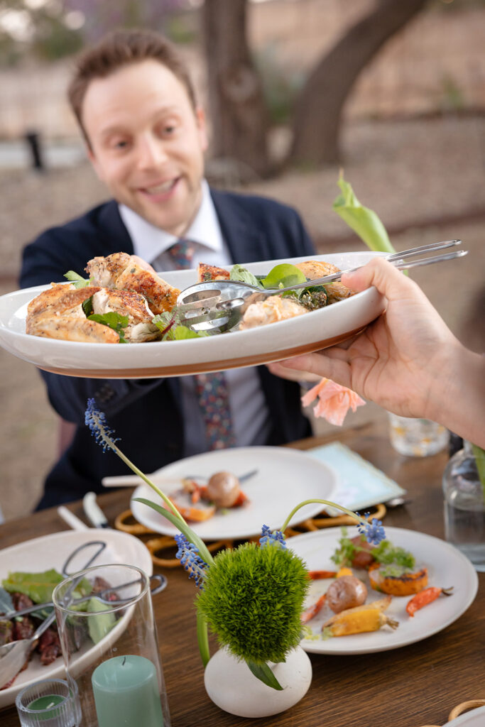 Austin event with family-style dining.